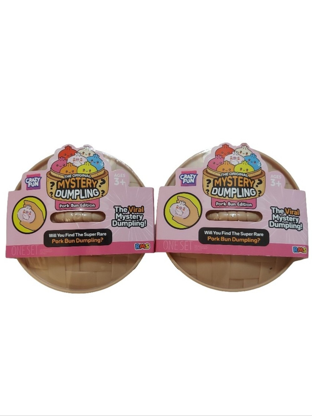 Lot Of 2 RMS Crazy Fun Pork Bun Viral Mystery Dumplings Brand New Sealed